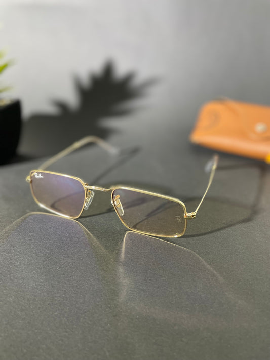 Lunette Ray-Ban doré